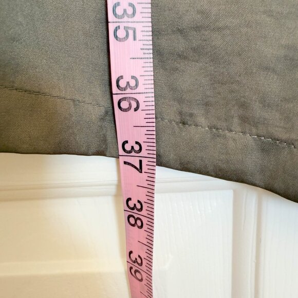 Old Navy Olive Green Drop Waist 3/4 Sleeve Silky Dress Size XSmall - Picture 8 of 8